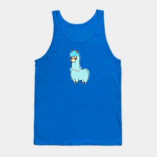 Blue Llama knows what's up Tank Top